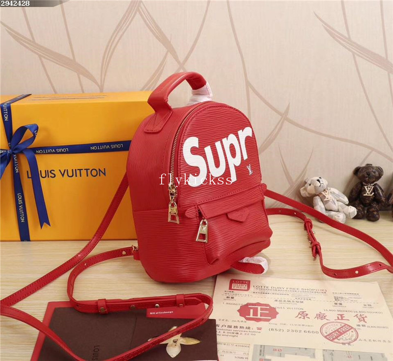 LVS Supreme Red Mini Backpack